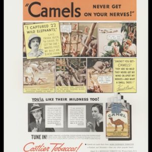 1936 Camel Cigarettes Vintage Ad - Frank Buck