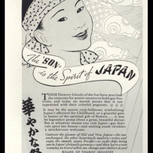 1938 Japan Tourist Bureau Vintage Ad - Spririt of Japan