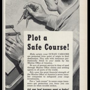 1953 Marine Office of America Vintage Ad | Navigator Art