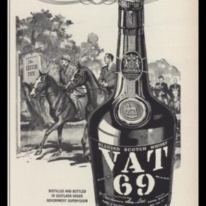 1953 VAT 69 Scotch Vintage Ad | Equestrian Art