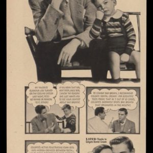 1948 Colgate Dental Cream Vintage Ad | Breath Problem