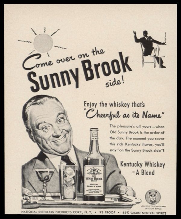 1948 Sunny Brook Whiskey Vintage Ad