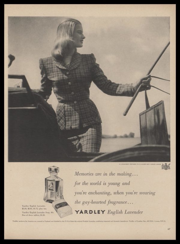 1948 Yardley English Lavender Vintage Ad