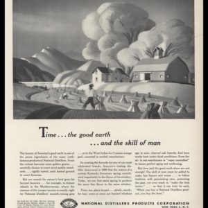1953 National Distillers Vintage Ad | Farm Art