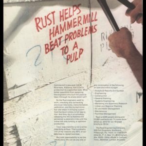 1969 Rust Engineering Vintage Ad