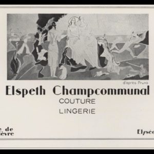 1928 Elspeth Champcommunal Vintage Ad