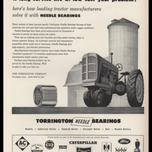 1953 Torrington Needle Bearings Vintage Ad - Howard Koslow Art