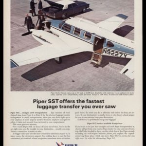 1969 Piper Aircraft Corp. Vintage Ad | Turbo Navajo SST