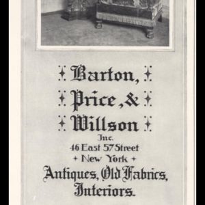 1928 Barton, Price, & Wilson Inc. Vintage Ad | Antiques
