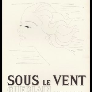 1936 Guerlain Sous Le Vent Perfume Vintage Ad - Darcy Art