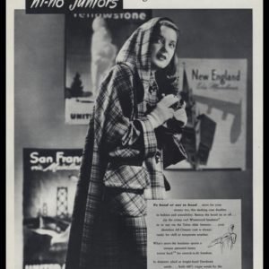 1947 Hi-Ho Juniors All-Climate Coat Vintage Ad