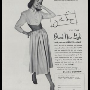 1947 Shillito’s Vintage Ad | Jonathan Logan Dress
