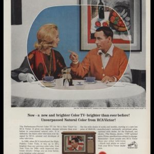 1964 RCA TV Vintage Ad | Joey Bishop Show