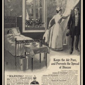1902 Creolin-Pearson Vintage Ad | Disinfectant
