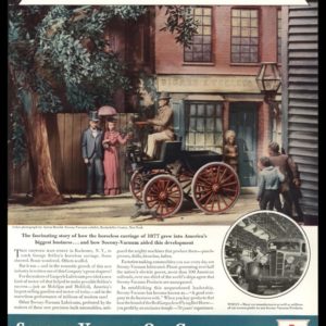 1936 Socony-Vacuum Oil Vintage Ad | Horseless Carriage