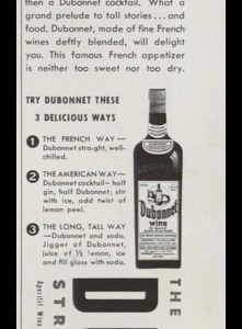 1940 Dubonnet Wine Vintage Ad | A.M. Cassandre Art
