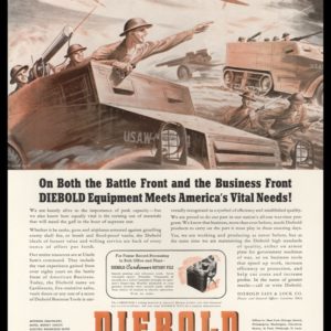 1942 Diebold Vintage Ad | War Art