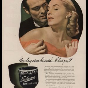 1948 Endocreme Hormone Cream Vintage Ad