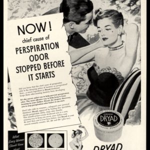 1948 Jergens Dryad Deodorant Vintage Ad - "Jergens New Kind of Deodorant"