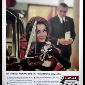 1963 GMAC Financing Vintage Ad