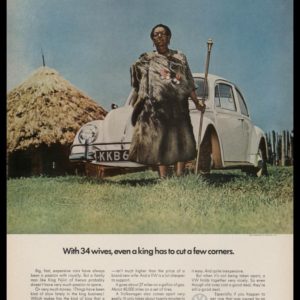 1967 VW Beetle Vintage Ad | King Njiiri~34 Wives