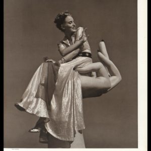 1938 Print Toni Frissell Fashion Photo | Jay-Thorpe Dress