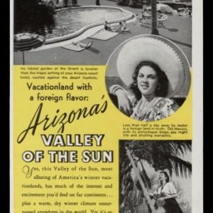 1947 Phoenix, AZ Valley of the Sun Club Vintage Ad