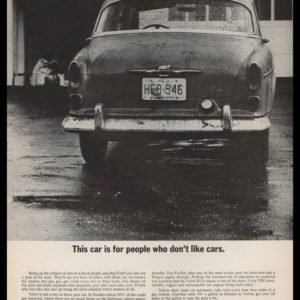 1963 Volvo Vintage Ad | For People Who Don't Like Cars
