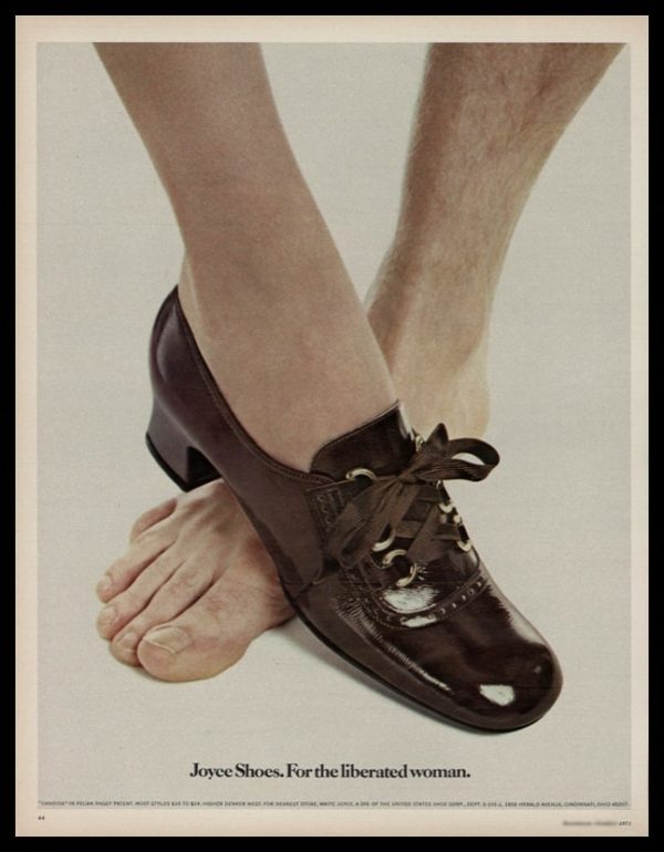 1971 Joyce Shoes Vintage Ad | Liberated Woman