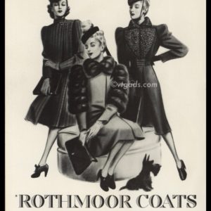 1938 Rothmoor Coats Vintage Ad | Merchandise Mart